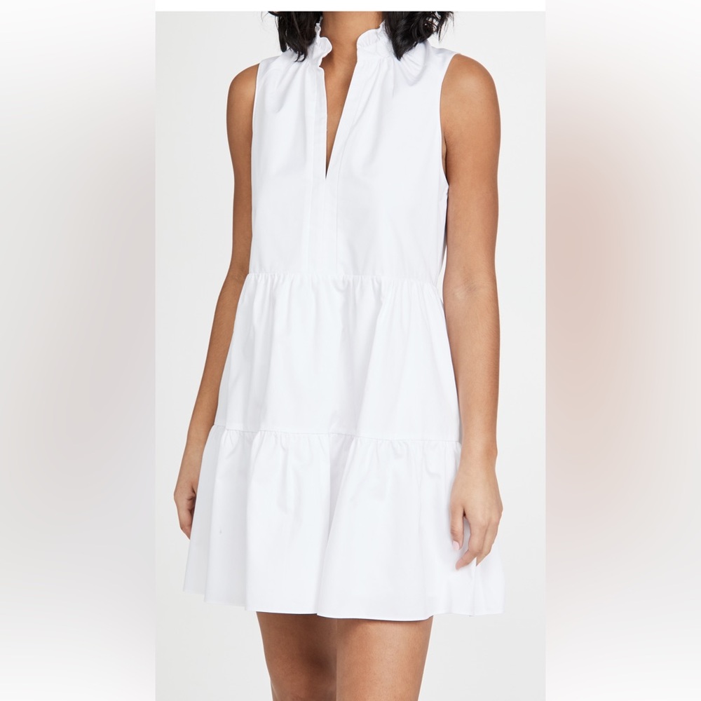 Amanda Uprichard sleeveless tiered mini dress size small